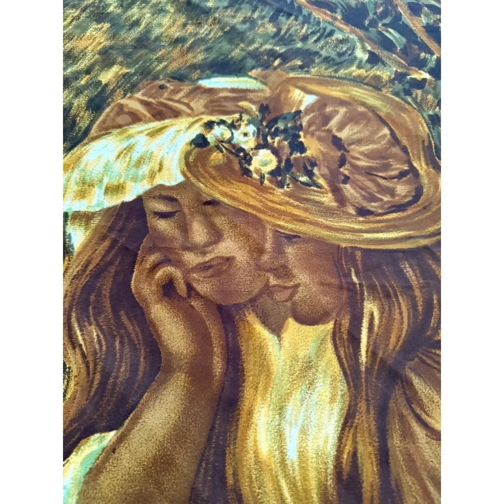 Fashion Scarf Renoir Sisters Large Polyester Scarf 34